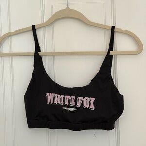 Black sports bra